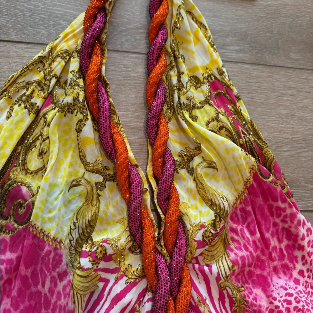 Shahida Parides Vibrant Silk Maxi Dress - Picture 5 of 9